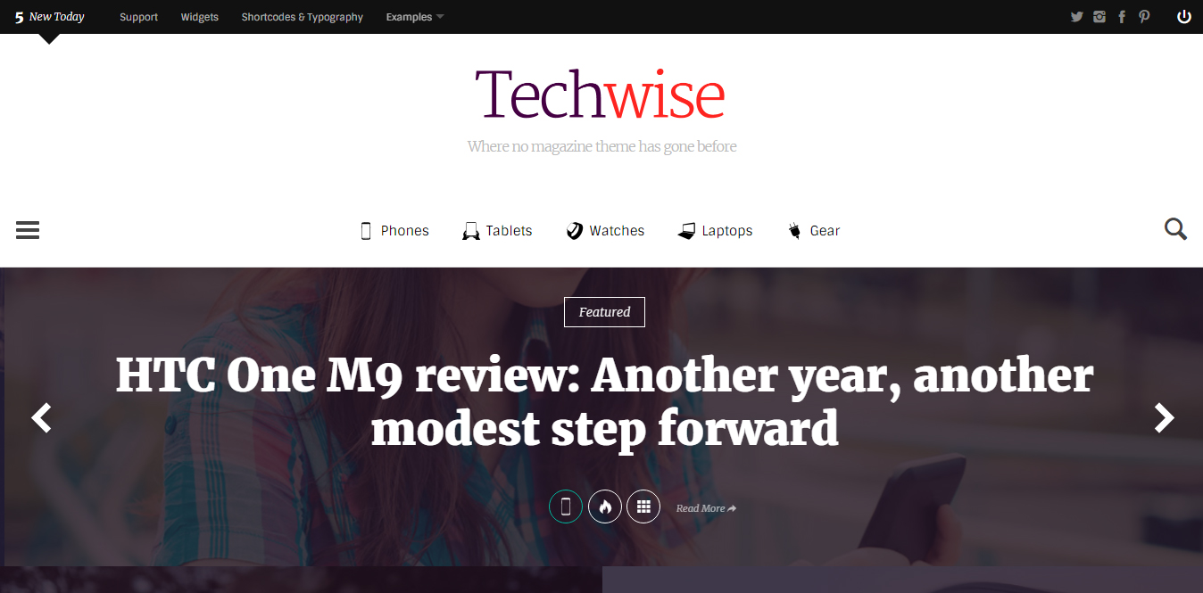 TechWise WordPress Responsive Template