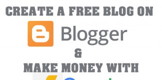Create Free Blog on Blogspot & Make money with Google adsense